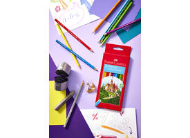 Puntenslijper Faber-Castell 2001 trio grip zilver